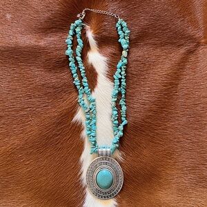 Turquoise Pendant Necklace